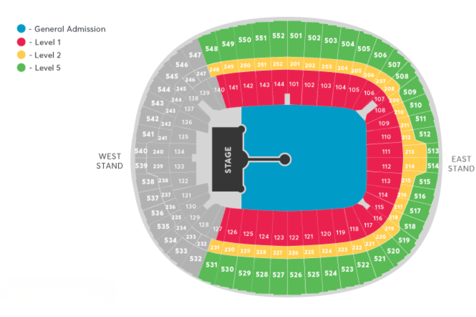 Coldplay - Music of the Spheres World Tour 2026 : 14 March 2026 at Wembley Stadium