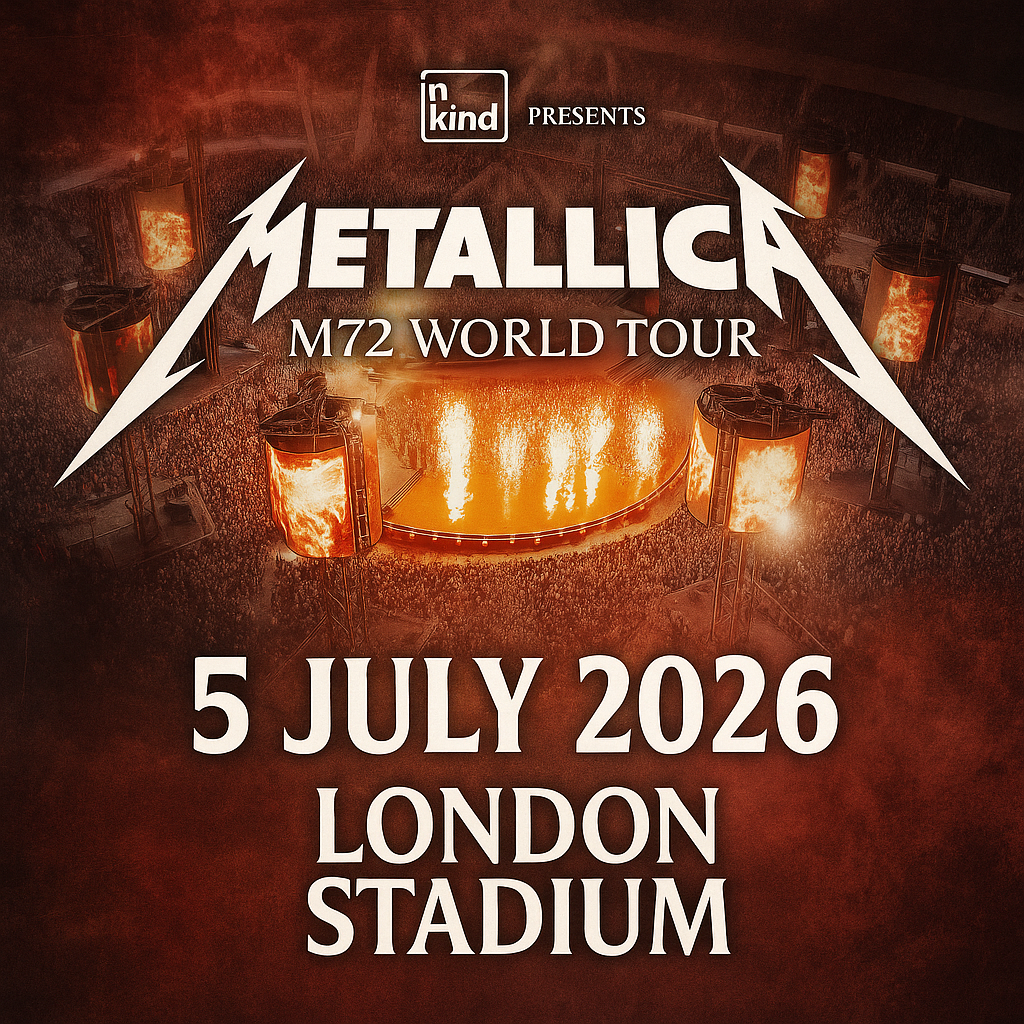 Metallica: M72 World Tour : 05 July 2026 at London Stadium